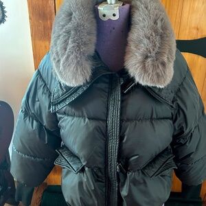 Winter Fashion Faux Fur Bomber Jacket